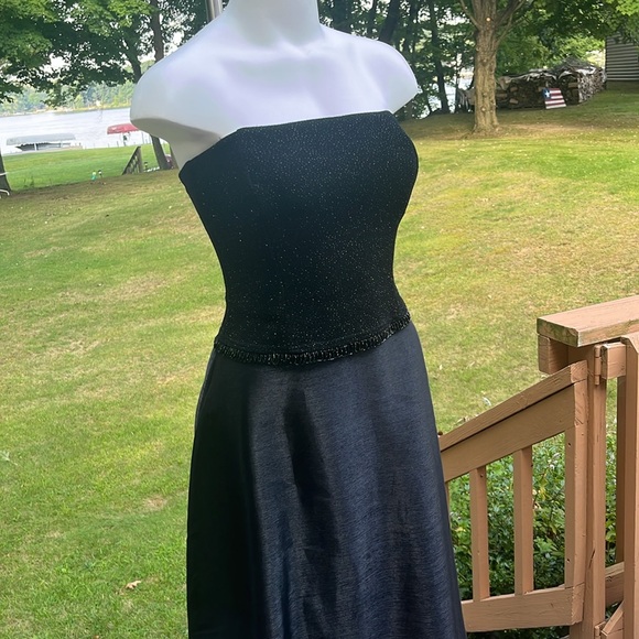 Scott McClintock vintage classy strapless gown 8 - Picture 4 of 12